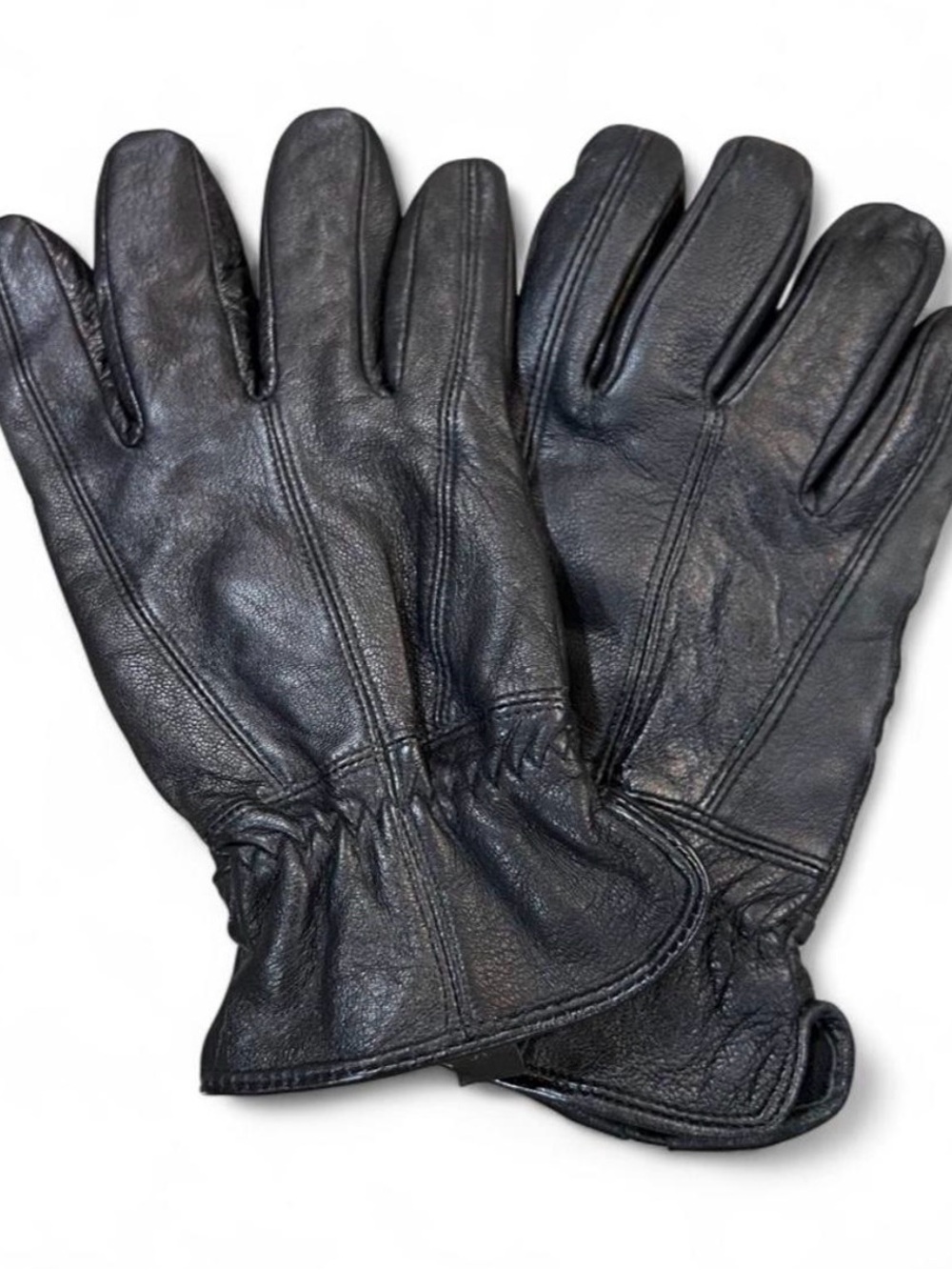 Classic Black Leather Gloves